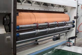 精密紙箱圓壓圓模切機